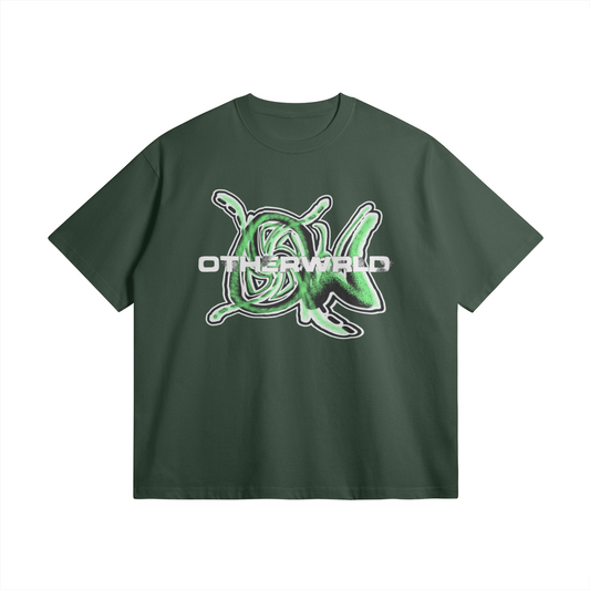 SLIMED OUT OVERSIZED TEE (CACTUS GREEN)